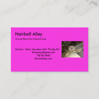 , Hairball Alley, A Cool Place F... Business Card
