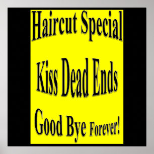 Haircut Sale Poster Matte