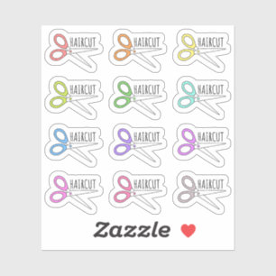 Haircut Scissors Hair Salon Reminder Bujo Planner