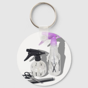 HaircutSprayBottle060910Shadows Key Ring