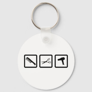 haircutter gear key ring