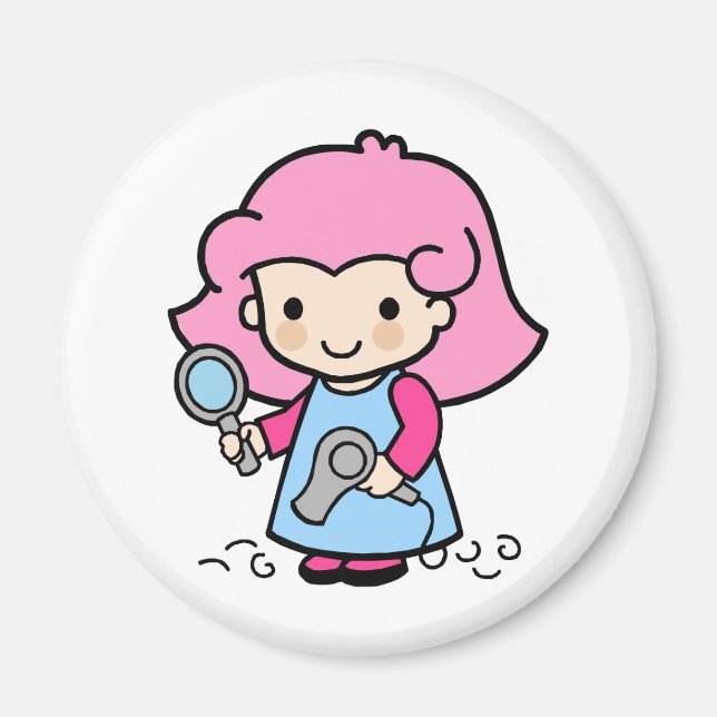 Hairdresser 2 magnet (Front)