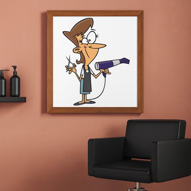 Hairdresser At Work Poster (Creator Uploaded)