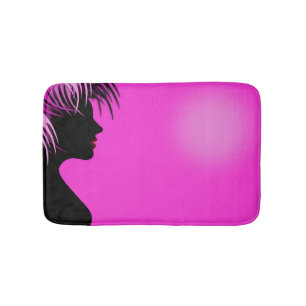 Hairdresser-beauty salon bath mat