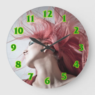 Hairdresser-beauty salon large clock