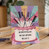 Hairdresser Birthday Card