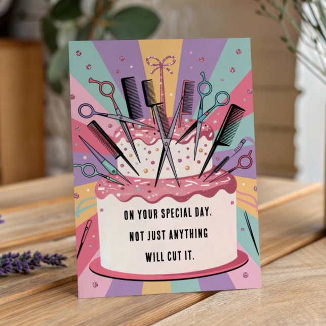 Hairdresser Birthday Card (Creator Uploaded)