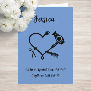 Hairdresser Birthday Card
