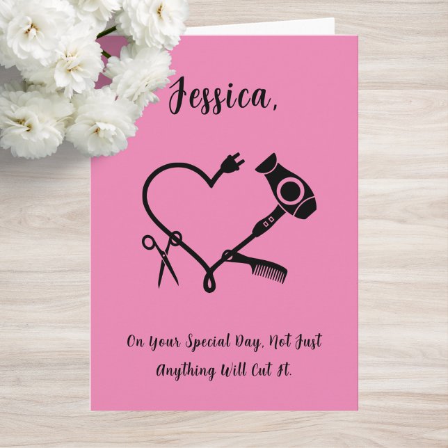 Hairdresser Birthday Card (Creator Uploaded)