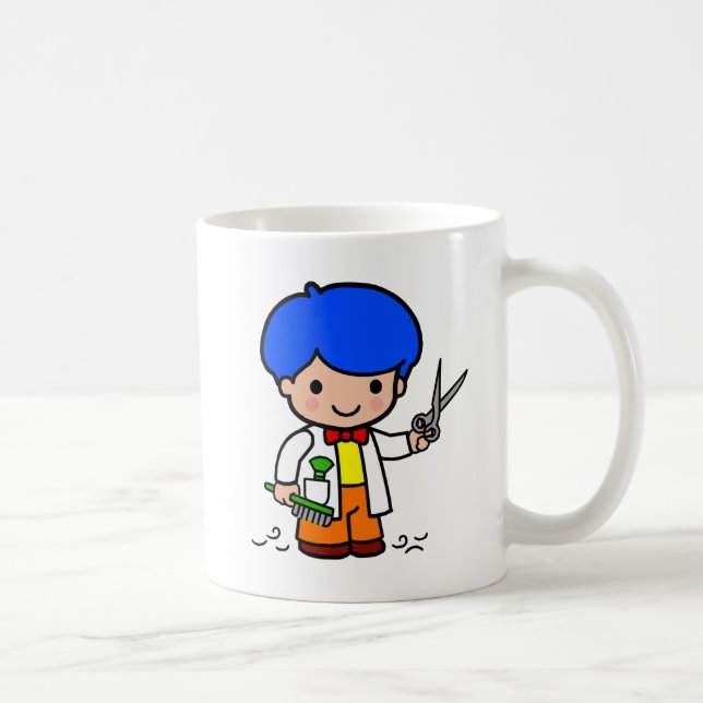 Hairdresser Boy Coffee Mug (Right)