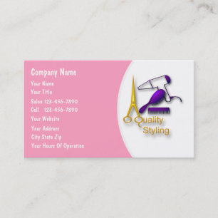 Hairdresser Business Cards