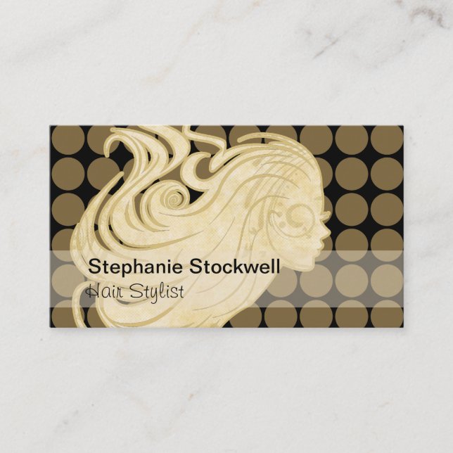 Hairdresser Business Cards (Front)