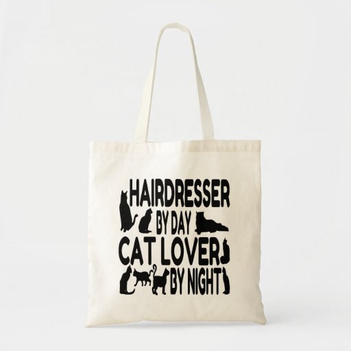 Image of Hairdresser by Day Cat Lover by Night Tote Bag