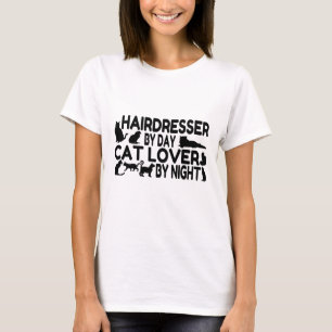 Hairdresser Cat Lover T-Shirt