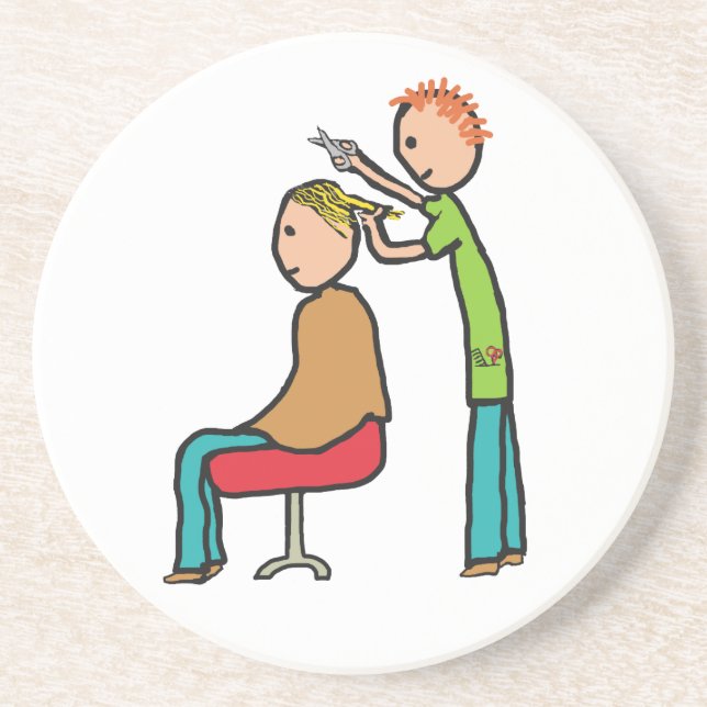 Hairdresser Coaster (Front)