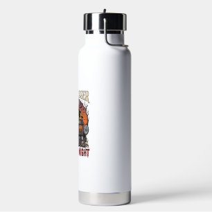 Hairdresser Day Witch Night Halloween Salon Skulls Water Bottle