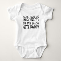 Hairdresser Funny Baby Hair Salon Saying