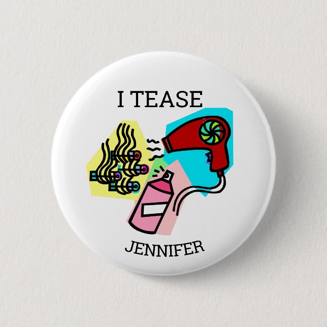 Hairdresser Gifts 6 Cm Round Badge (Front)