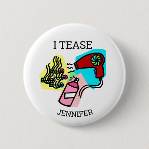 Hairdresser Gifts 6 Cm Round Badge