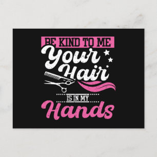 Hairdresser Hair Postcard