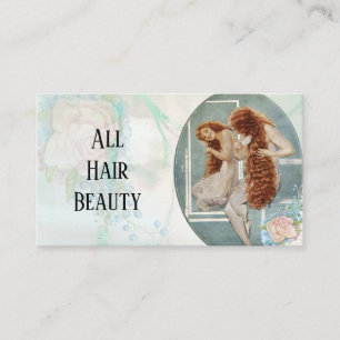 Hairdresser hair salon business card