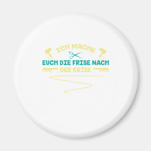 Hairdresser Hair Salon Scissors Hair Dryer Gift Magnet