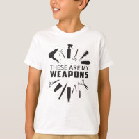 Hairdresser Hair Stylist Barber Weapons Funny Gift