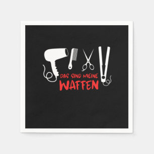 Hairdresser Hair Stylust Hair Dryer Hair Salon Gif Napkin