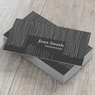 Hairdresser Hairstylist Cute Haircut Business Card