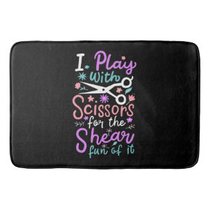Hairdresser Hairstylist Gift Bath Mat