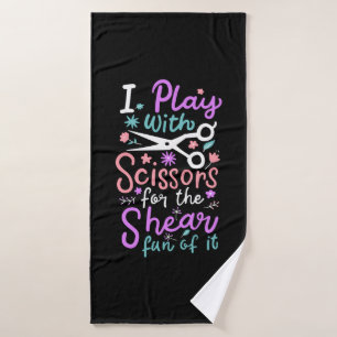 Hairdresser Hairstylist Gift Bath Towel
