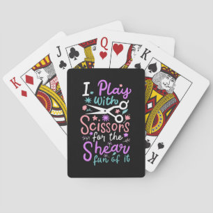 Hairdresser Hairstylist Gift Playing Cards