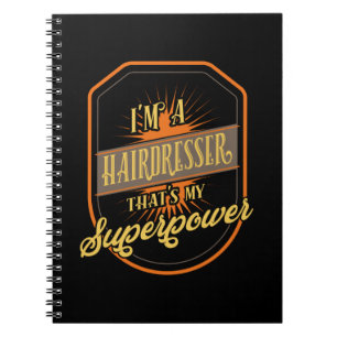 Hairdresser Hairstylist Profession Notebook