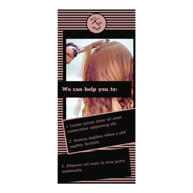 Hairdresser Hairstylist Salon Owner Best Friend  Rack Card (Front)