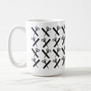 Hairdresser Hairstylist Scissors Comb Salon  Coffee Mug