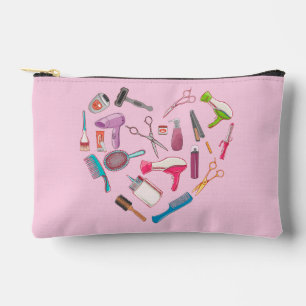 Hairdresser Hairstylist Tool Heart Accessory Pouch