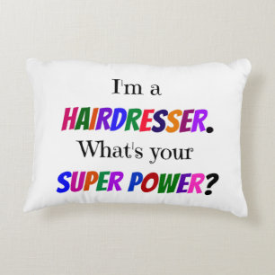 Hairdresser Humour Decorative Cushion