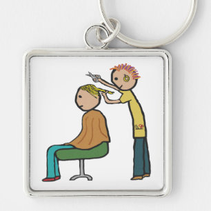 Hairdresser Key Ring