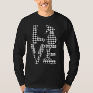 Hairdresser Love Hairdryer Scissors Barber Hair Br T-Shirt