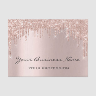 Hairdresser Nails Makeup Eyelash Rose Drips Busine Tissue Paper