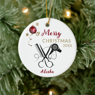 Hairdresser Professional Salon Ceramic Ornament