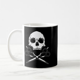 Hairdresser Skull _ Cute Hair Beautigovernment Coffee Mug