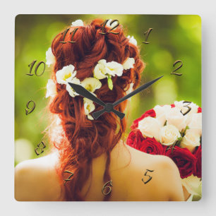 Hairdresser Square Wall Clock