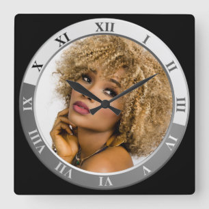 Hairdresser Square Wall Clock