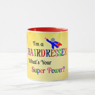 Hairdresser Super Power Humour Mug