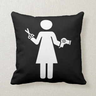 Hairdresser Symbol Cushion