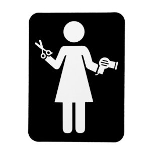 Hairdresser Symbol Magnet