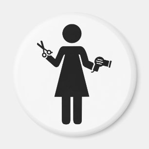 Hairdresser Symbol Magnet