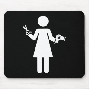 Hairdresser Symbol Mouse Mat