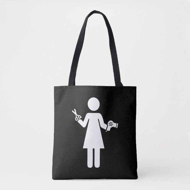 Hairdresser Symbol Tote Bag (Front)